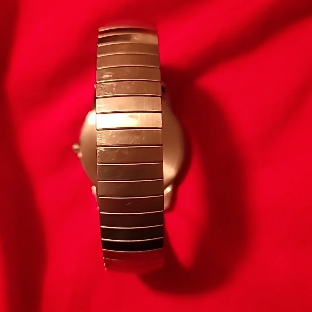 Vintage Timex Indiglo White Silver‎ Band Stainless Steel Easy Reader Date